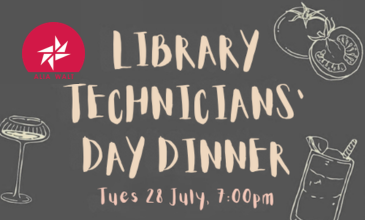 WALT Library Technicians' Day Dinner